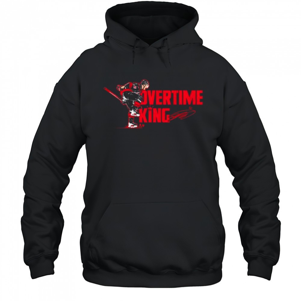 Sebastian Aho Overtime King Carolina Hurricanes Signature t-shirt