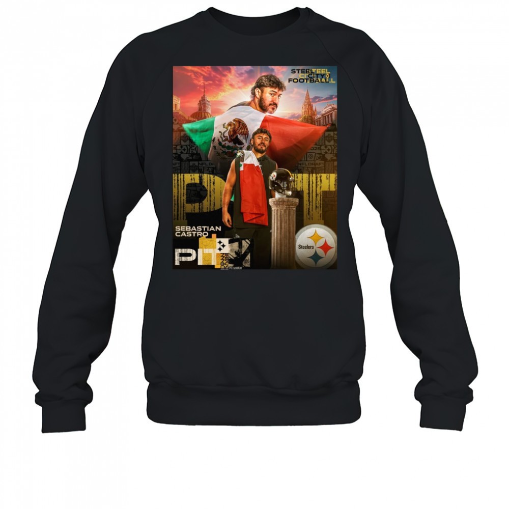 sebastian-castro-pittsburgh-steelers-steel-city-football-poster-t-shirt-k2bguv6f Sebastian Castro Pittsburgh Steelers Steel City Football Poster t-shirt