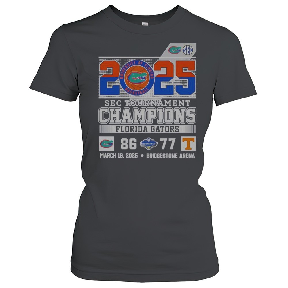 sec-tournament-champions-florida-gators-beat-tennessee-volunteers-2025-t-shirt-nifk0mfo SEC Tournament Champions Florida Gators Beat Tennessee Volunteers 2025 T-Shirt