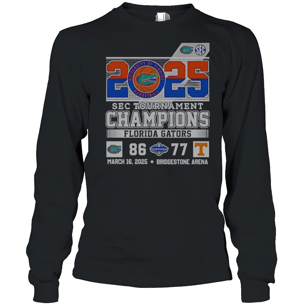 sec-tournament-champions-florida-gators-beat-tennessee-volunteers-2025-t-shirt-nifk0mfo SEC Tournament Champions Florida Gators Beat Tennessee Volunteers 2025 T-Shirt