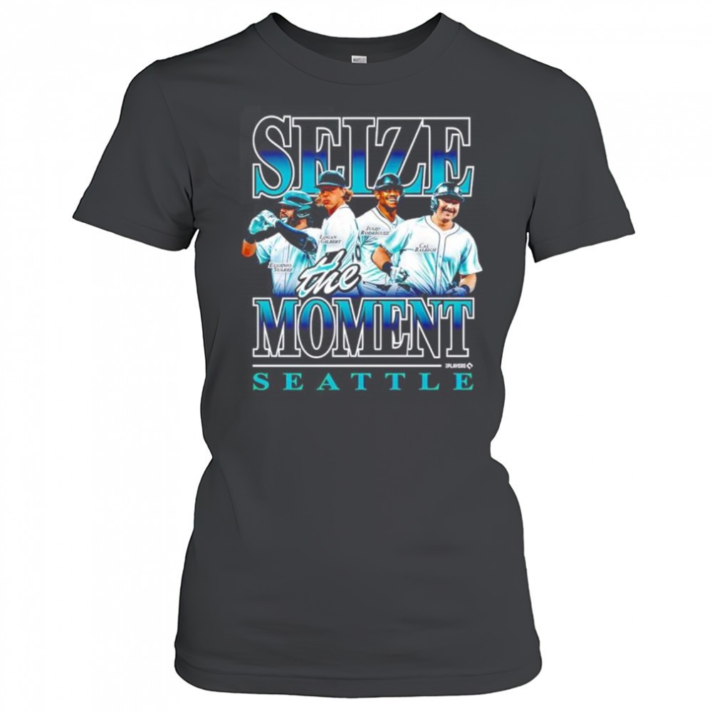 seize-the-moment-seattle-mariners-eugenio-suarez-logan-gilbert-julio-rodriguez-c-3h61p3xn Seize The Moment Seattle Mariners Eugenio Suarez Logan Gilbert Julio Rodriguez Cal Raleigh Shirt