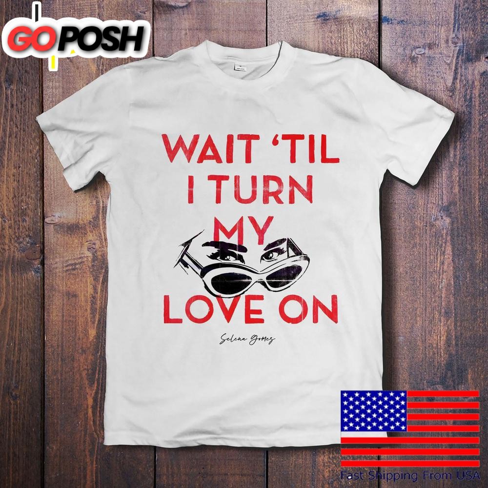 Selena Gomez Turn My Love On Pink Pullover T-Shirt
