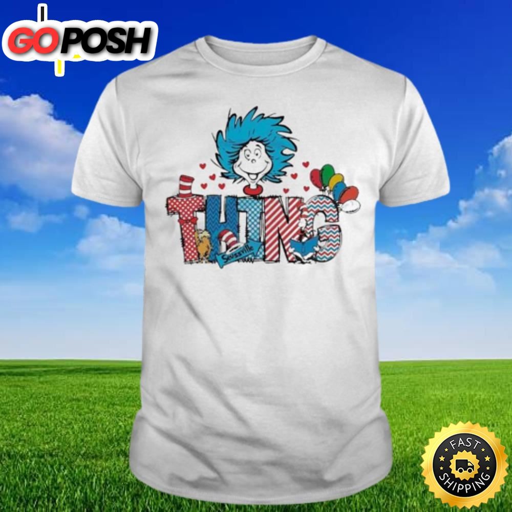 Seussville Little Miss Thing For Life Nfl T-shirt