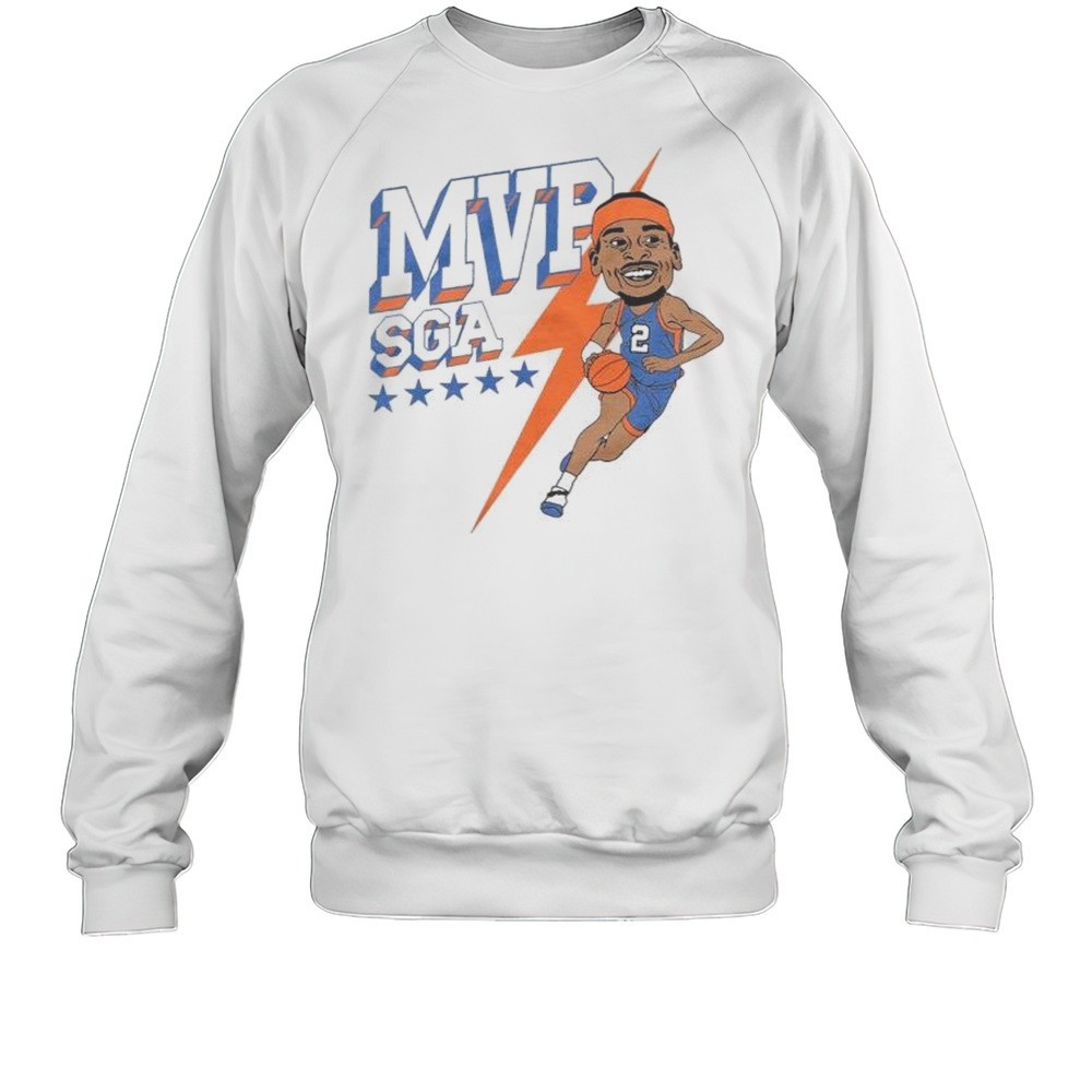 SGA MVP Shai Gilgeous-Alexander OKC Thunder Caricature Shirt