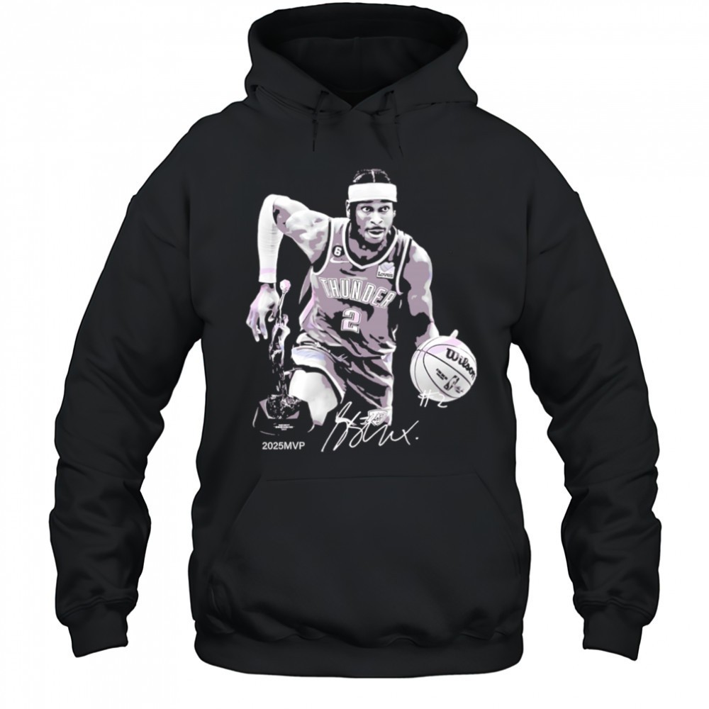 Shai Gilgeous Alexander 2025 Mvp Monochrome shirt