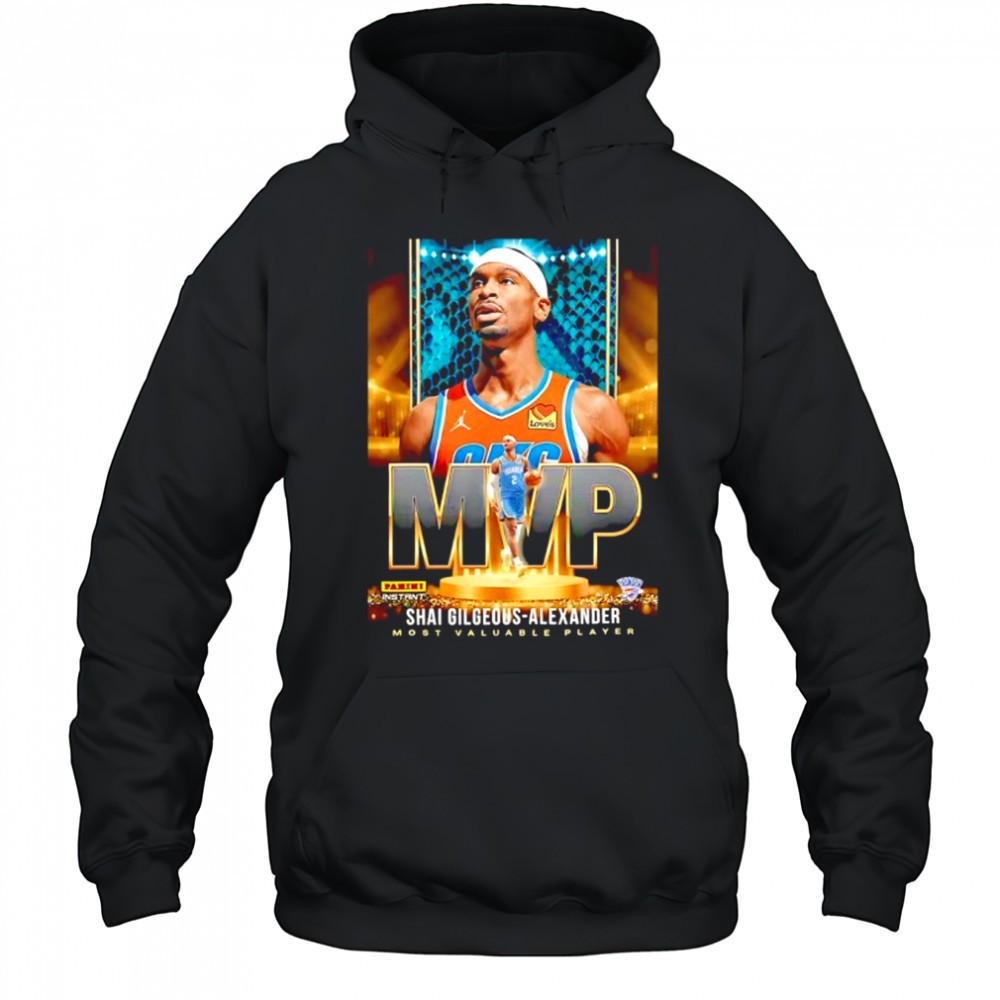 Shai Gilgeous Alexander 2025 MVP Oklahoma City Thunder basketball shirt