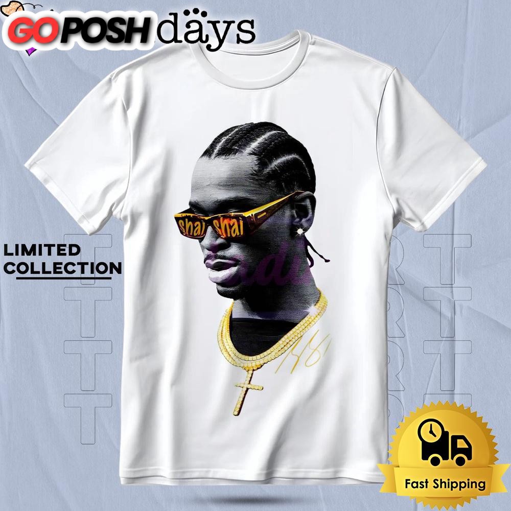 Shai Gilgeous Alexander Bootleg Rap Tee Style 2025 Nba Mvp T Shirt