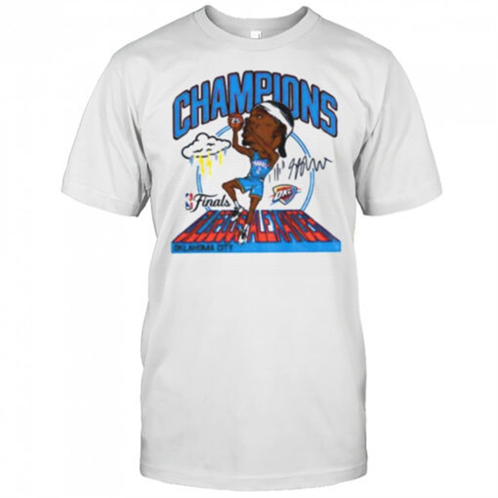 shai-gilgeous-alexander-caricature-oklahoma-city-thunder-nba-finals-champions-si-fahd0x84 Shai Gilgeous Alexander caricature Oklahoma City Thunder NBA Finals Champions signature shirt