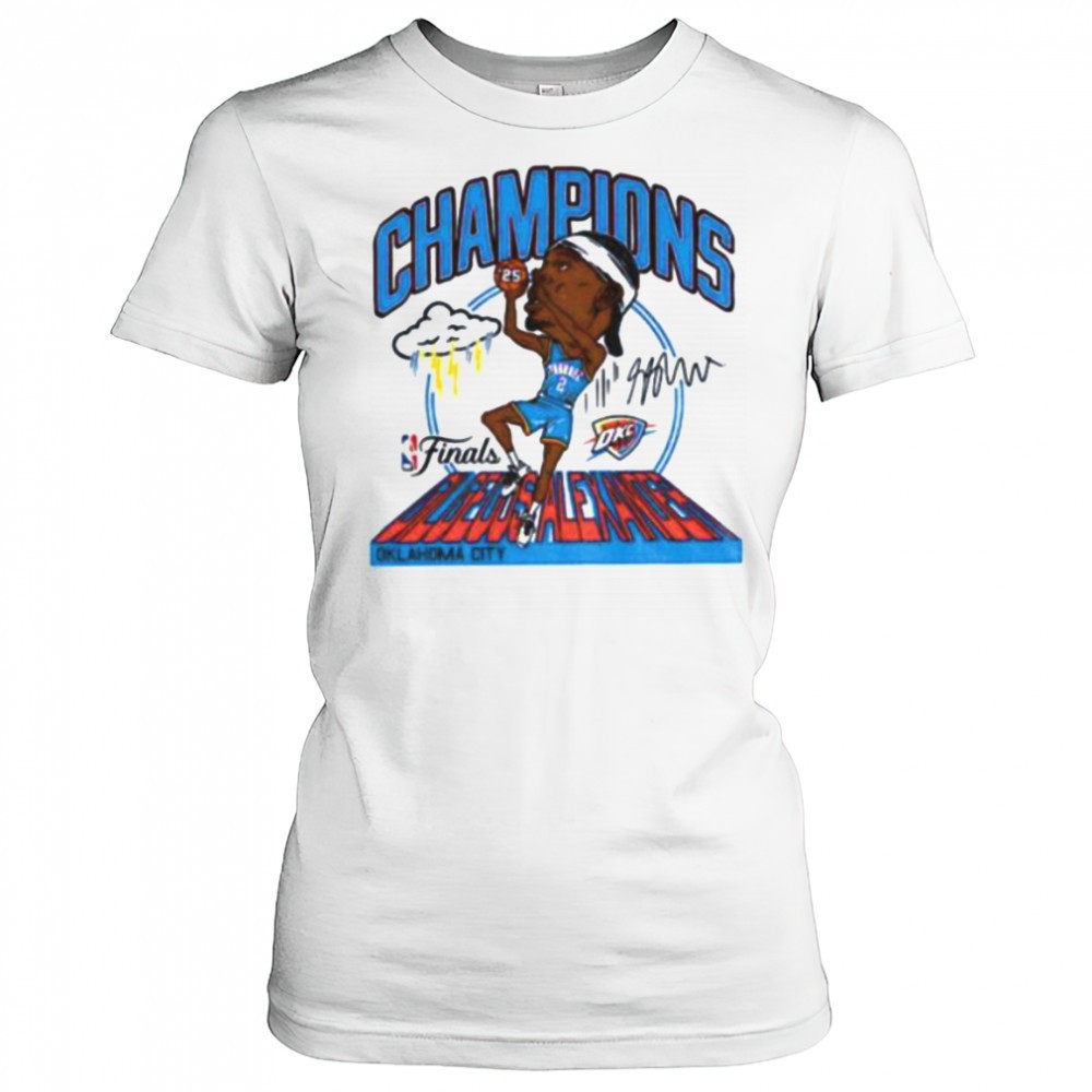 shai-gilgeous-alexander-caricature-oklahoma-city-thunder-nba-finals-champions-si-fahd0x84 Shai Gilgeous Alexander caricature Oklahoma City Thunder NBA Finals Champions signature shirt