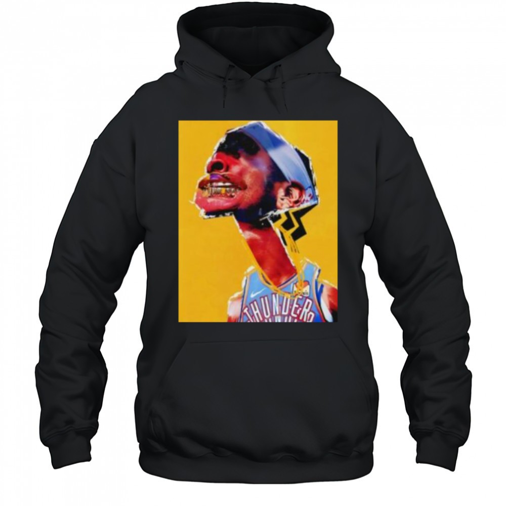 Shai Gilgeous Alexander grillz Oklahoma City Thunder Basketball art shirt