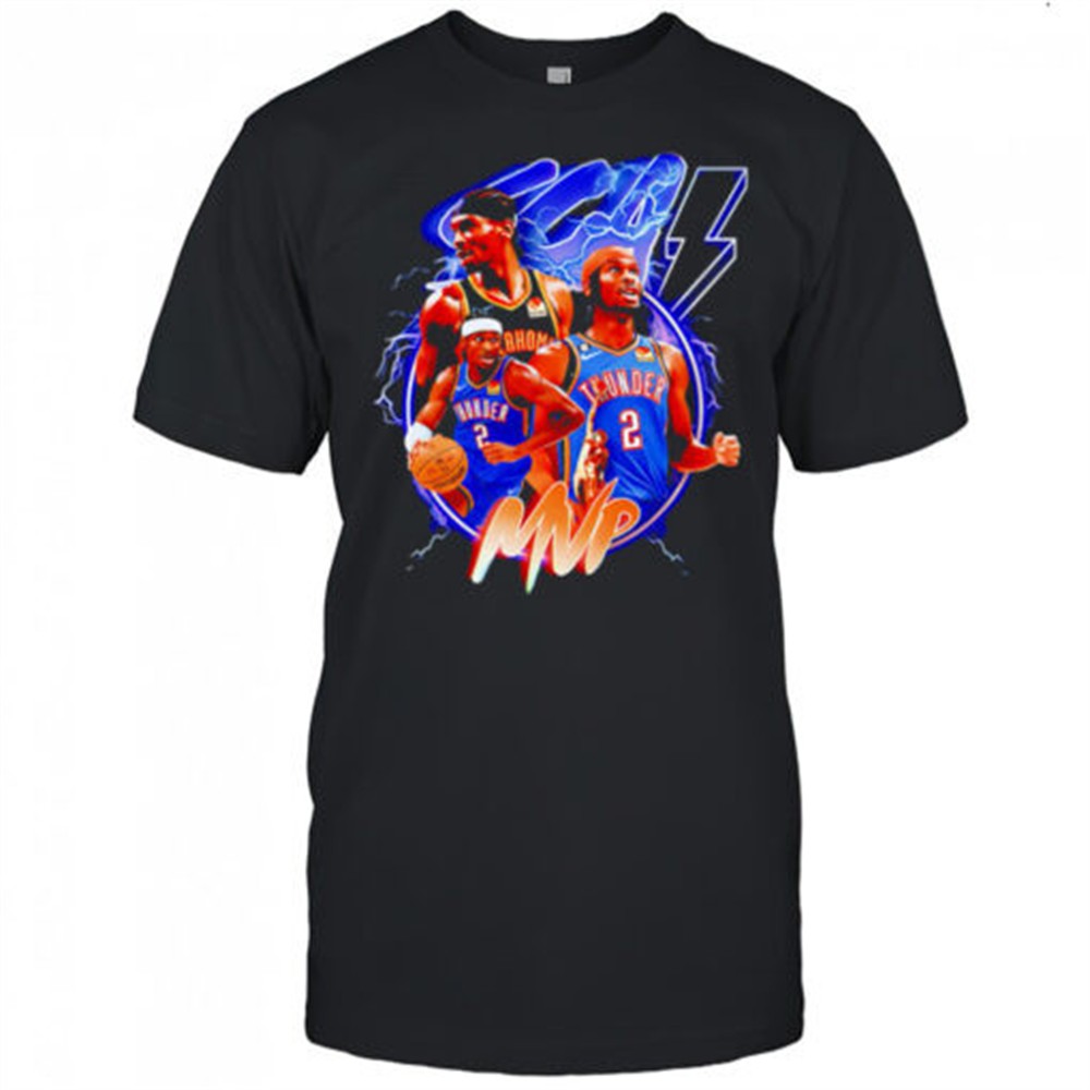 Shai Gilgeous-Alexander MVP Thunder graphic shirt