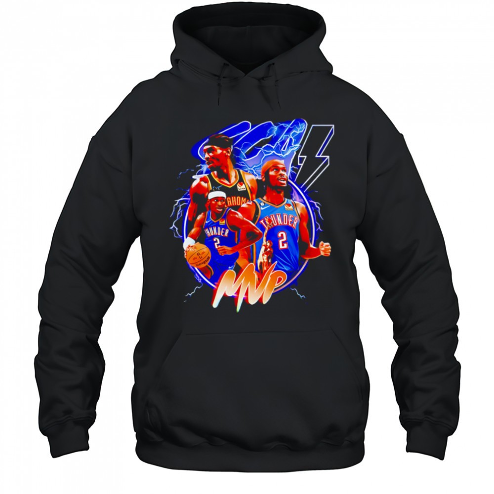 Shai Gilgeous-Alexander MVP Thunder shirt