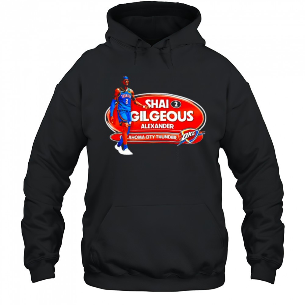 Shai Gilgeous Alexander OKC Thunder Basketball Playoffs 2025 shirt