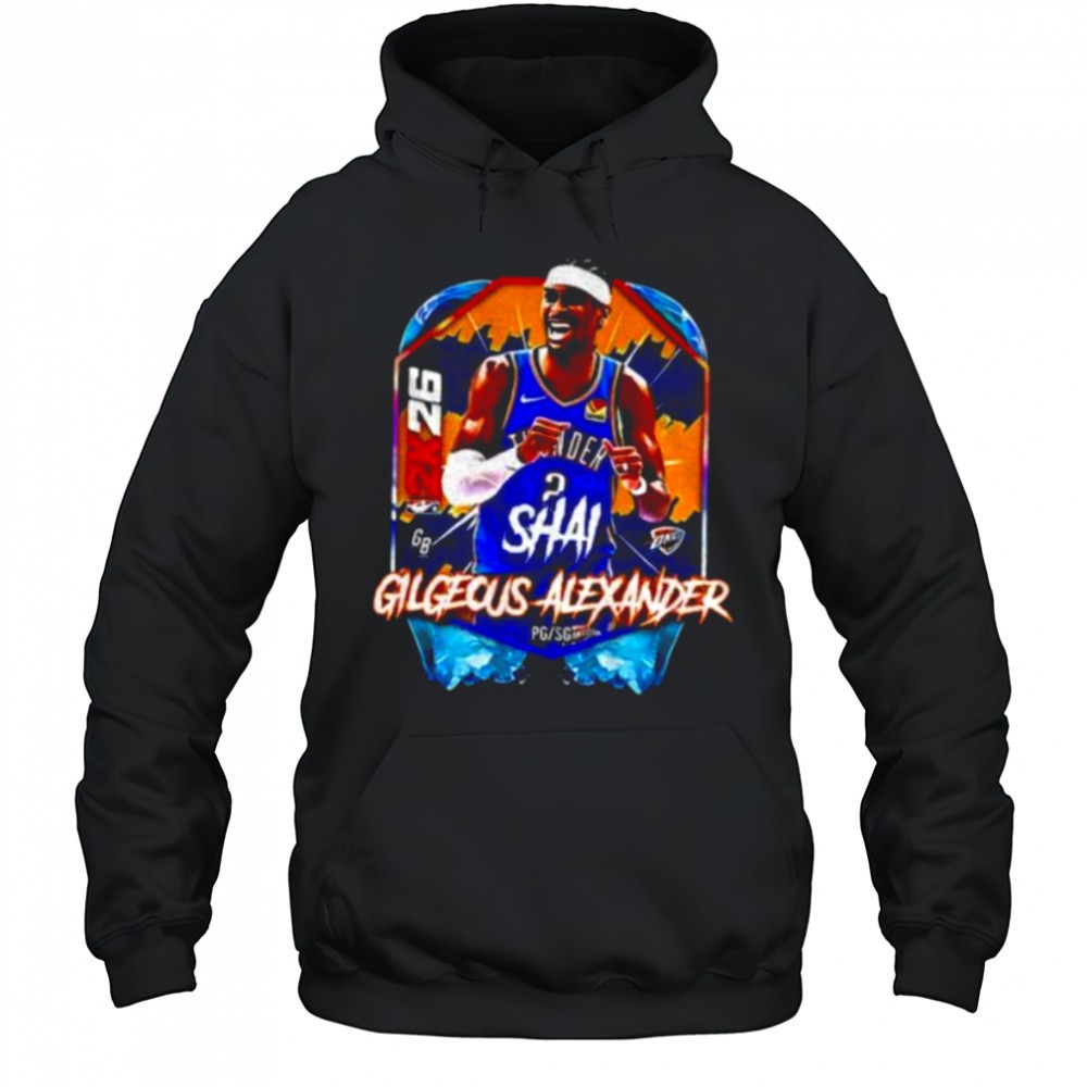 Shai Gilgeous Alexander OKC Thunder MVP Basketball NBA 2026 Basketball shirt