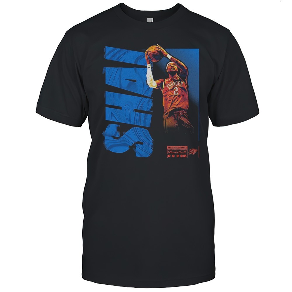 shai-gilgeous-alexander-oklahoma-city-thunder-nba-basketball-player-wave-graphic-eyyv6xsn Shai Gilgeous-Alexander Oklahoma City Thunder NBA Basketball Player Wave Graphic Shirt