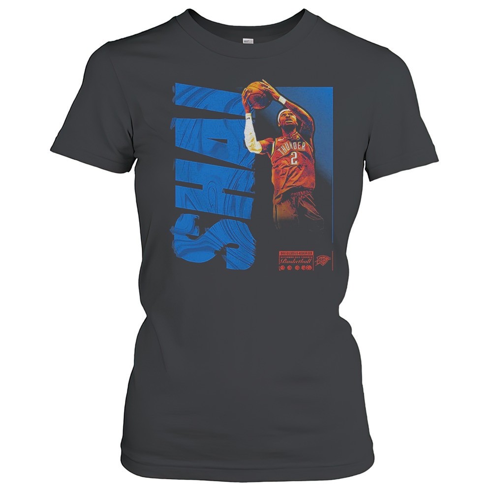shai-gilgeous-alexander-oklahoma-city-thunder-nba-basketball-player-wave-graphic-eyyv6xsn Shai Gilgeous-Alexander Oklahoma City Thunder NBA Basketball Player Wave Graphic Shirt