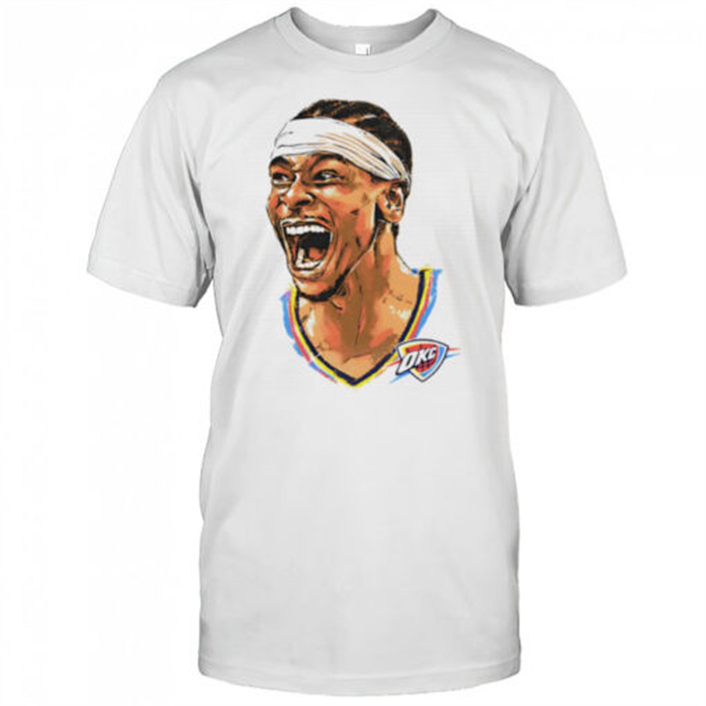 shai-gilgeous-alexander-oklahoma-city-thunder-portrait-shirt-ngw8qldr Shai Gilgeous-Alexander Oklahoma City Thunder Portrait shirt