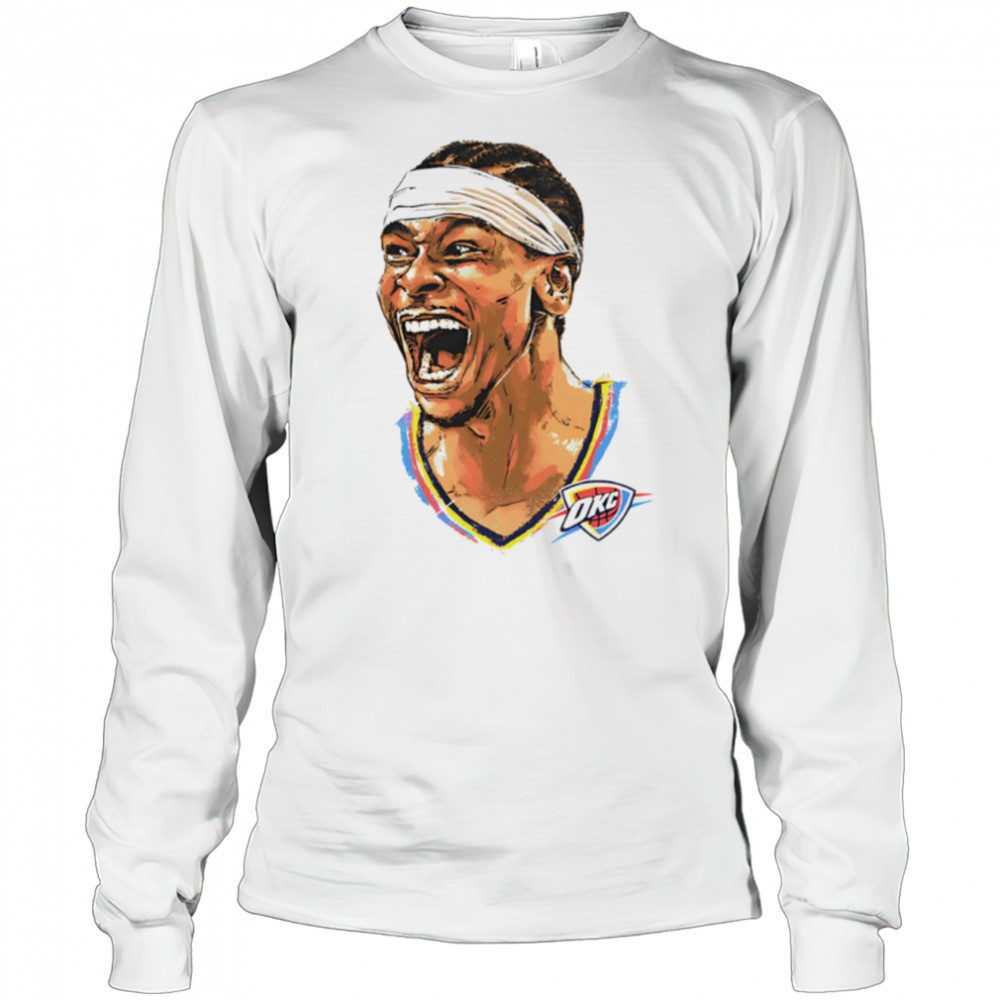 shai-gilgeous-alexander-oklahoma-city-thunder-portrait-shirt-ngw8qldr Shai Gilgeous-Alexander Oklahoma City Thunder Portrait shirt