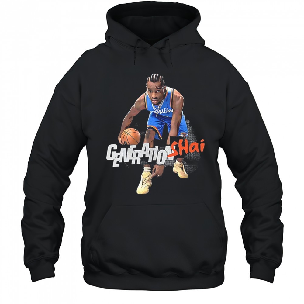 Shai Gilgeous-Alexander Oklahoma City Thunder SLAM February March 2025 cover graphic shirt