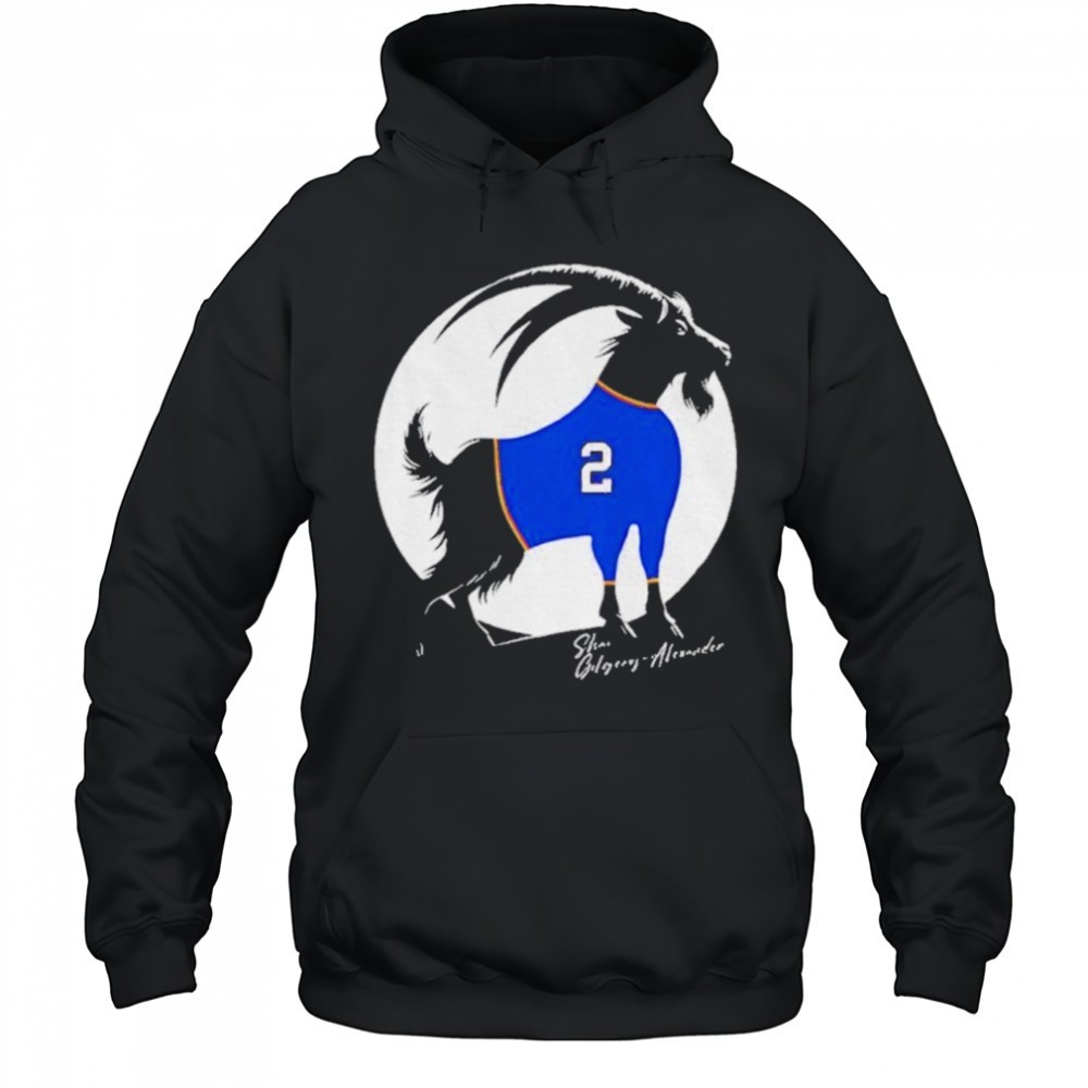 Shai Gilgeous Alexander x Goat Oklahoma City Thunder NBA Basketball shirt