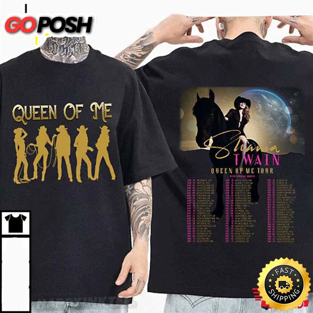 Shania Twain Queen Of Me Tour 2023 Unisex T-shirt