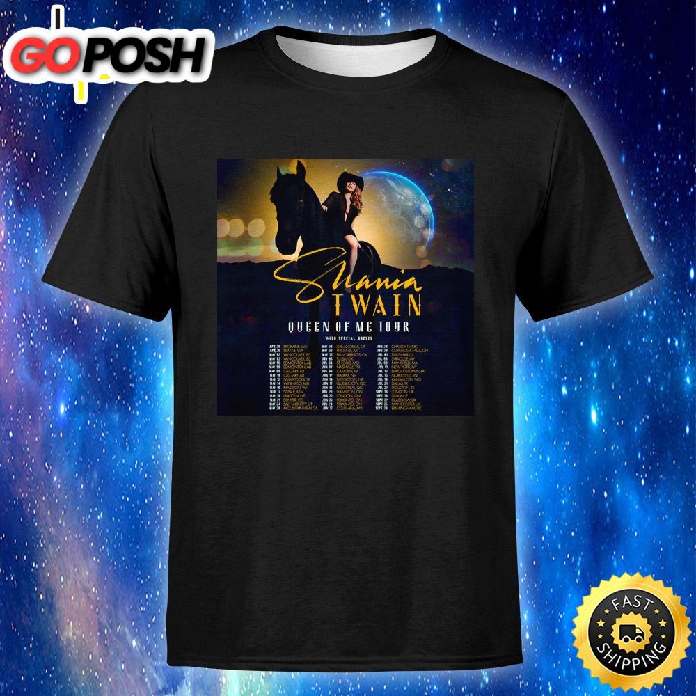 Shania Twain September 2025 Poster Dates Unisex T-shirt