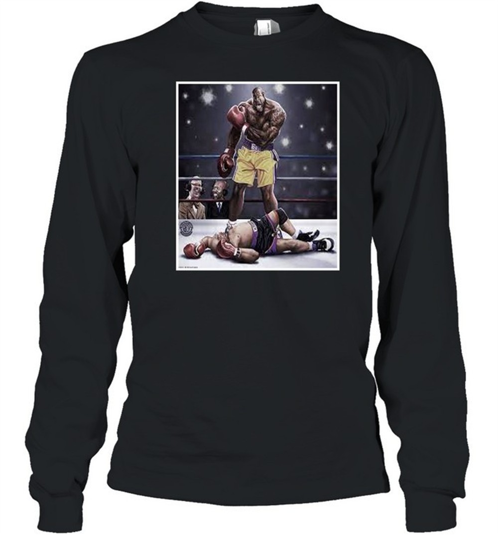 shaquille-oneal-knocked-out-charles-barkley-shirt-qyb3jicv Shaquille ONeal knocked out Charles Barkley Shirt