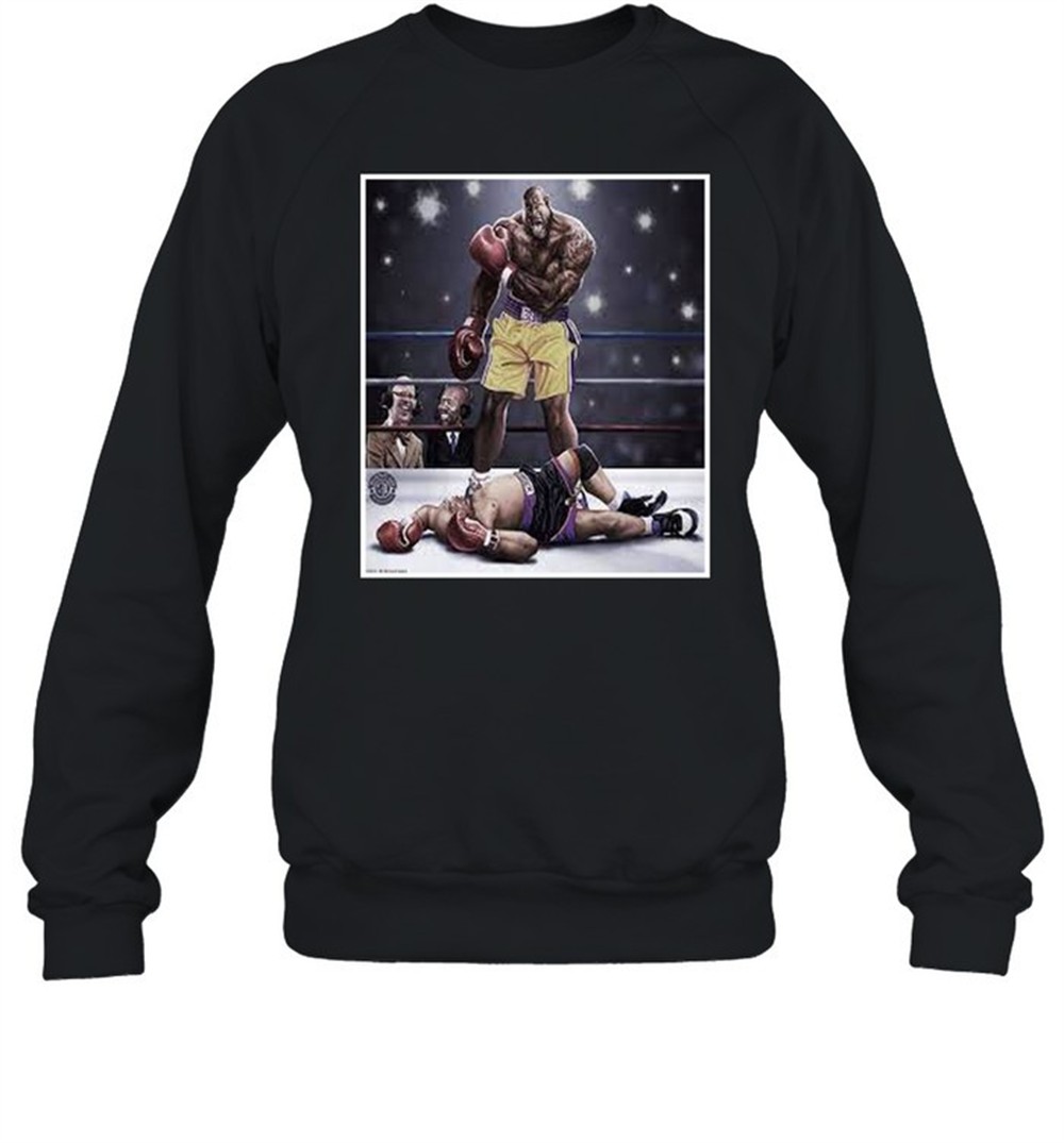 shaquille-oneal-knocked-out-charles-barkley-shirt-qyb3jicv Shaquille ONeal knocked out Charles Barkley Shirt
