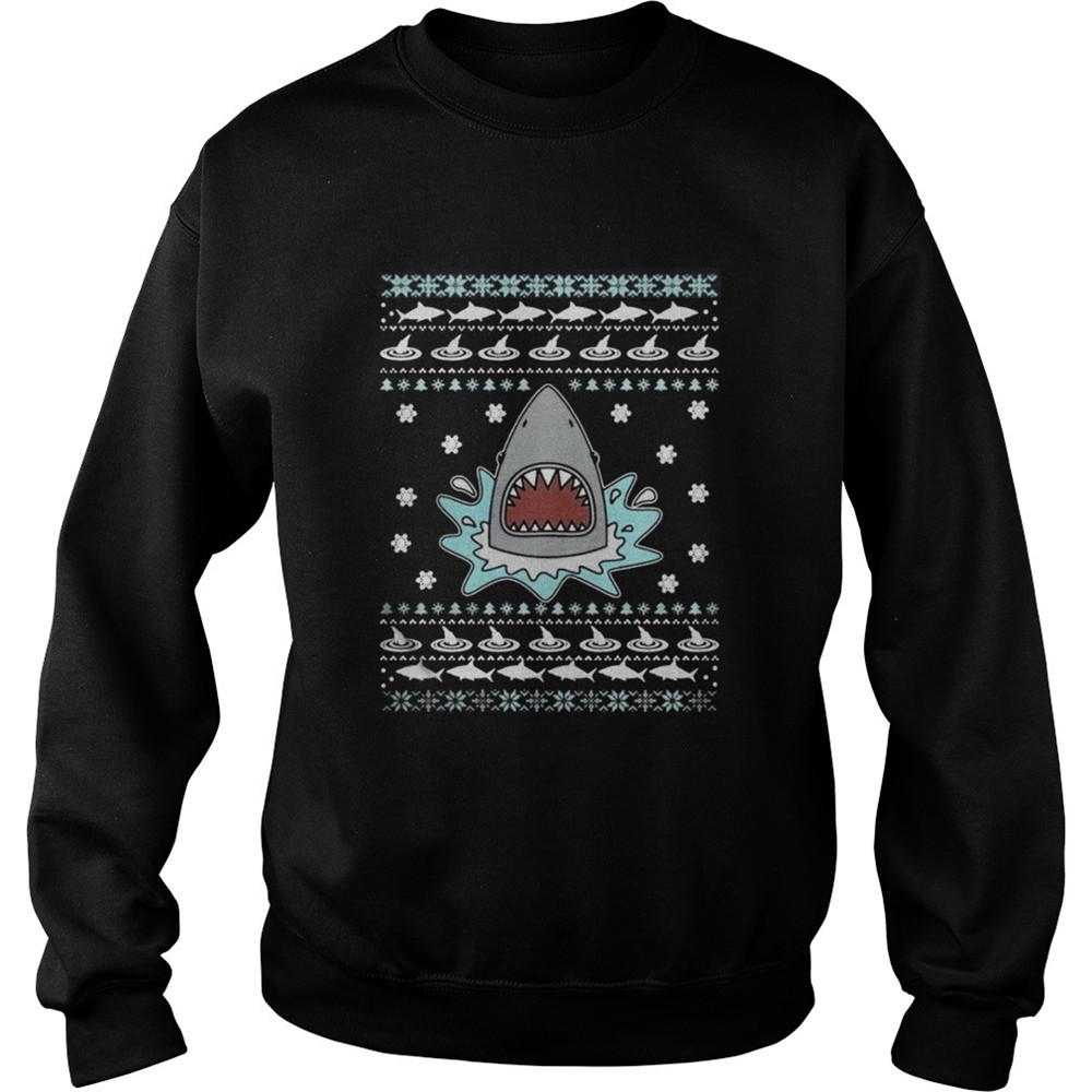 Shark Christmas sweatshir