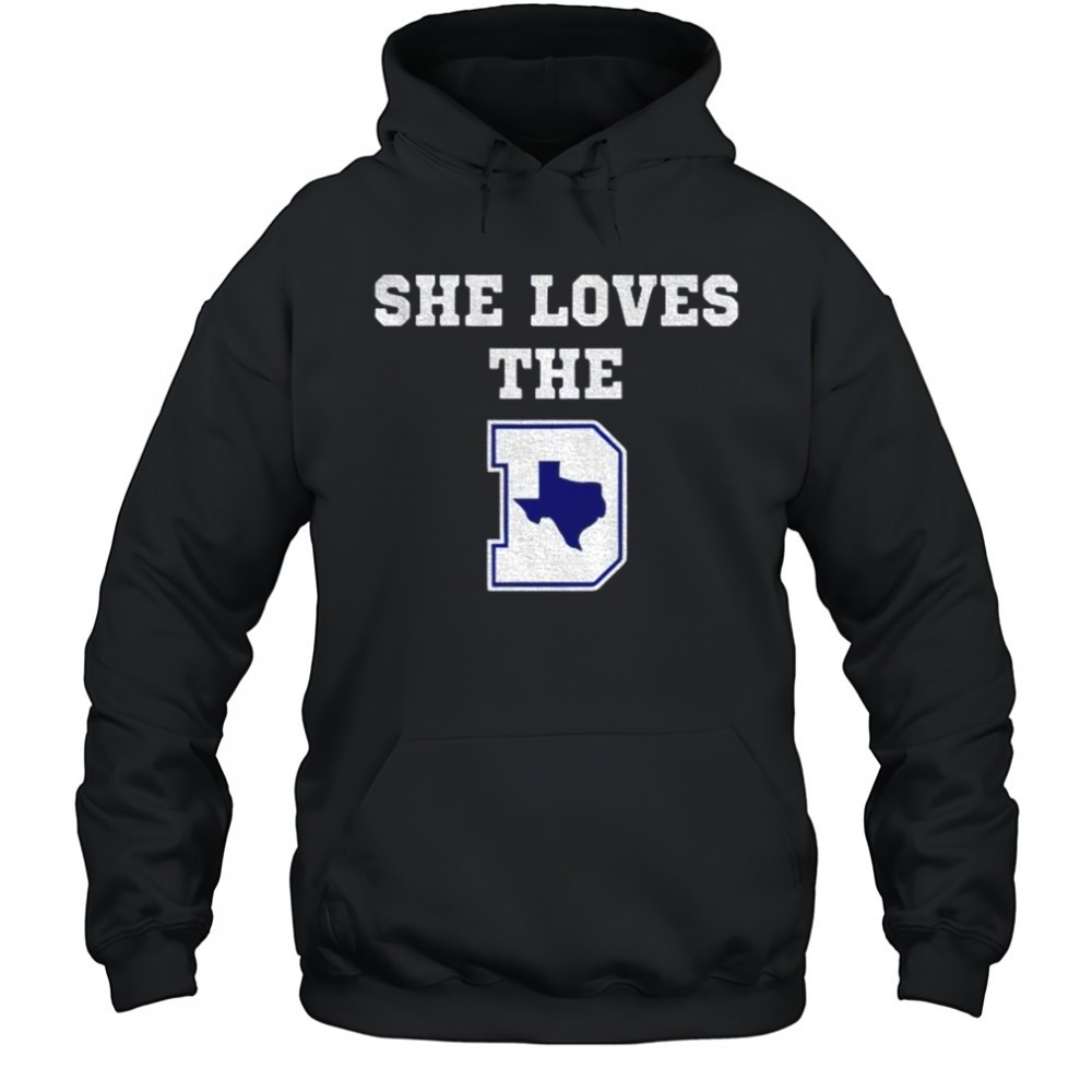 She Loves The D Texas Map shirt