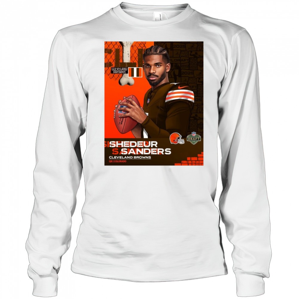 shedeur-sanders-cleveland-brown-to-qb-colorado-nfl-draft-2025-poster-t-shirt-1qx994bp Shedeur Sanders Cleveland Brown To QB Colorado NFL Draft 2025 Poster t-shirt