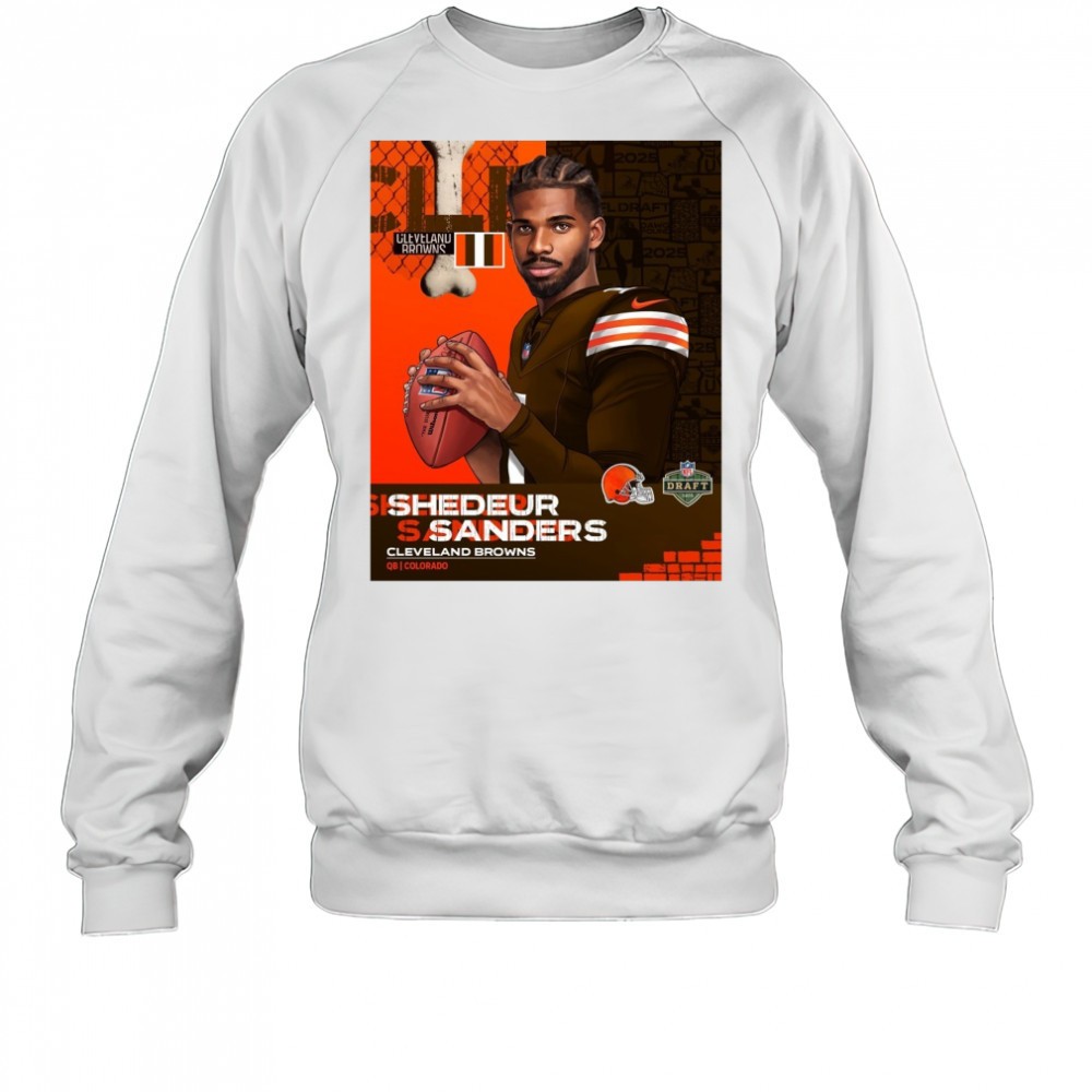 shedeur-sanders-cleveland-brown-to-qb-colorado-nfl-draft-2025-poster-t-shirt-1qx994bp Shedeur Sanders Cleveland Brown To QB Colorado NFL Draft 2025 Poster t-shirt