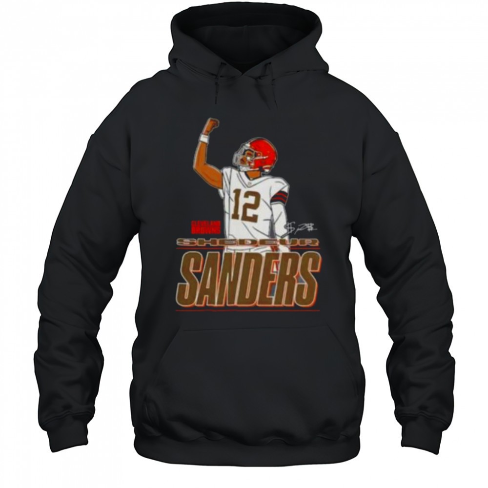 Shedeur Sanders Cleveland Browns Believe Football Signature Shirt