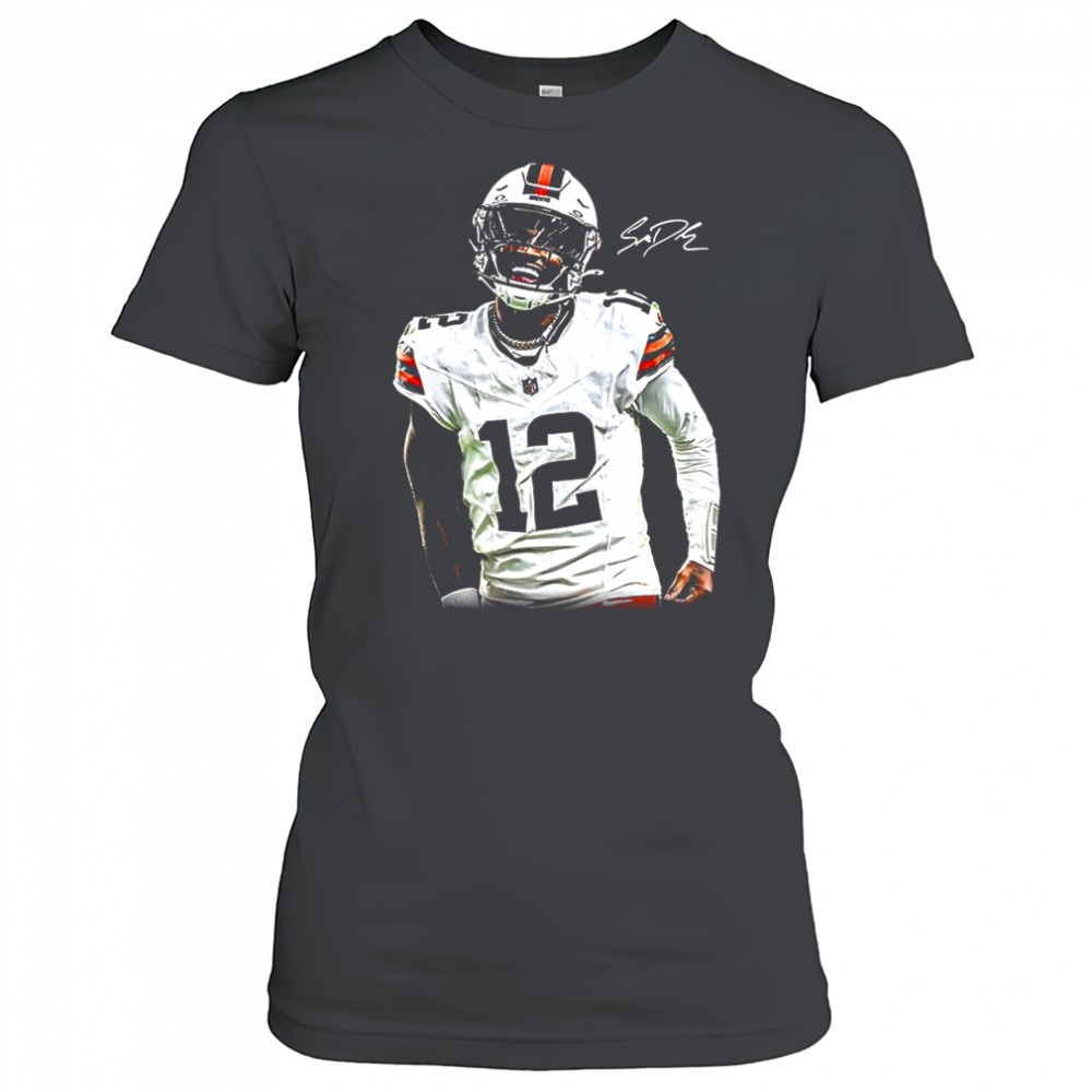 shedeur-sanders-cleveland-browns-football-the-debut-signature-shirt-zjjon804 Shedeur Sanders Cleveland Browns football the debut signature shirt