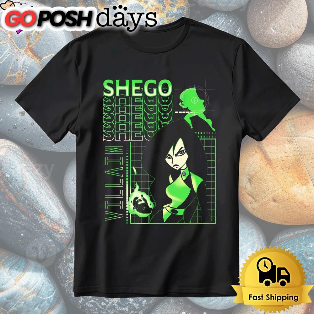 Shego Kim Possible Neon Villain Graphic Shirt