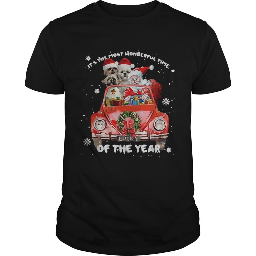 shih-tzu-and-santa-its-the-most-wonderful-time-of-the-year-christmas-shirt-dig6g3t9 Shih Tzu and Santa its the most wonderful time of the year Christmas shirt