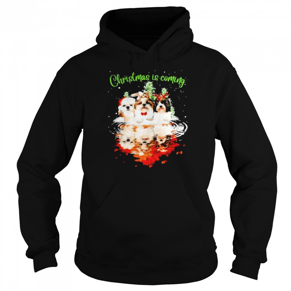 Shih Tzu Christmas Is Coming shirt