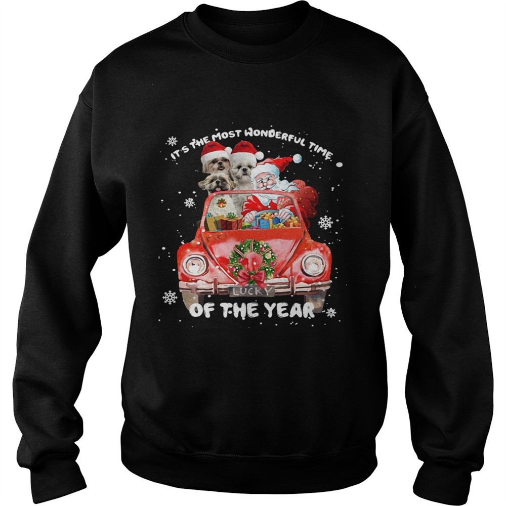 Shihtzu Wonderful Time Of The Year Christmas shirt