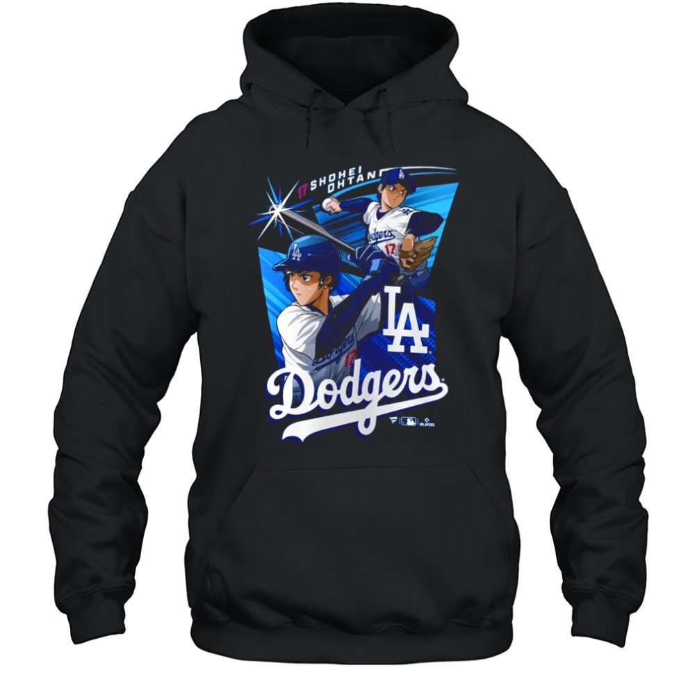Shohei Ohtani 17 Los Angeles Dodgers MLB Anime Player t-shirt