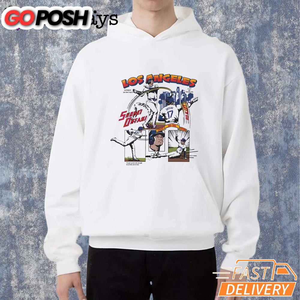 shohei-ohtani-los-angeles-d-comic-t-shirt-f5wrcrik Shohei Ohtani Los Angeles D Comic T-Shirt