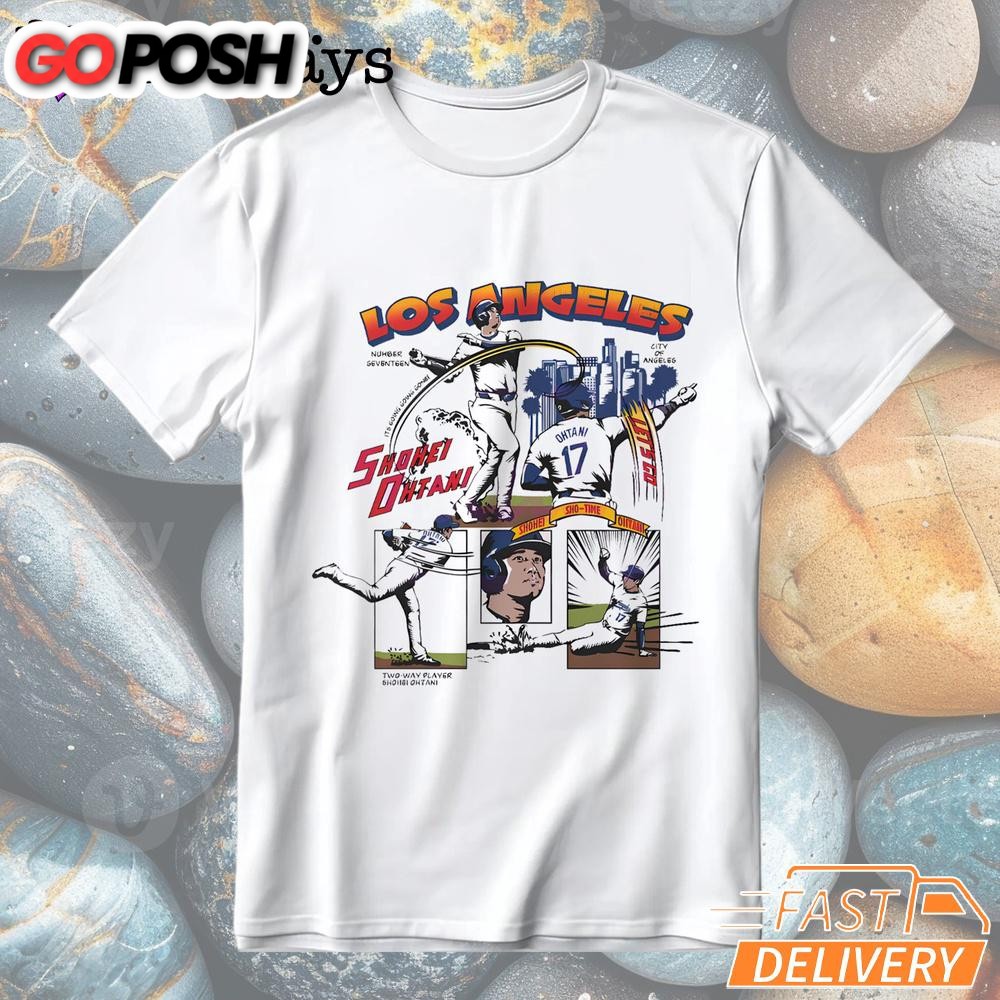 Shohei Ohtani Los Angeles D Comic T-Shirt