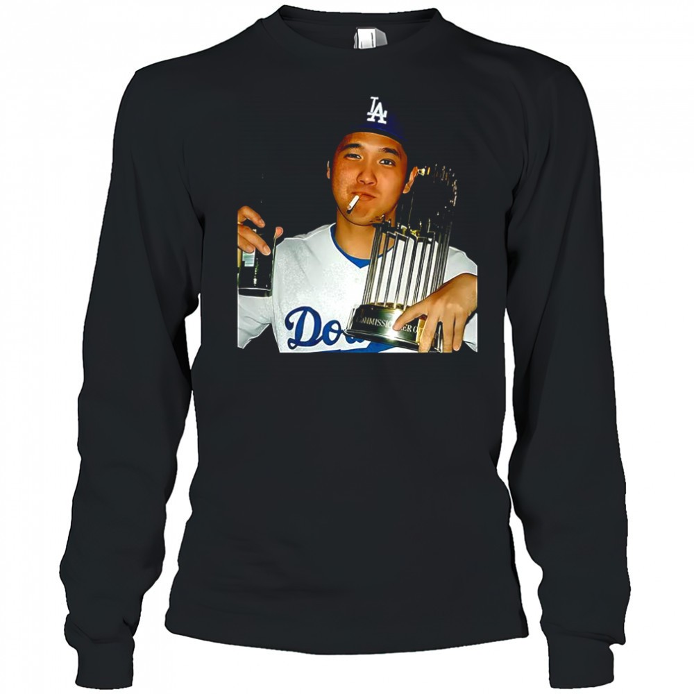 shohei-ohtani-los-angeles-dodgers-world-series-champions-2025-celebration-smokin-4c67urv0 Shohei Ohtani Los Angeles Dodgers World Series Champions 2025 celebration smoking shirt