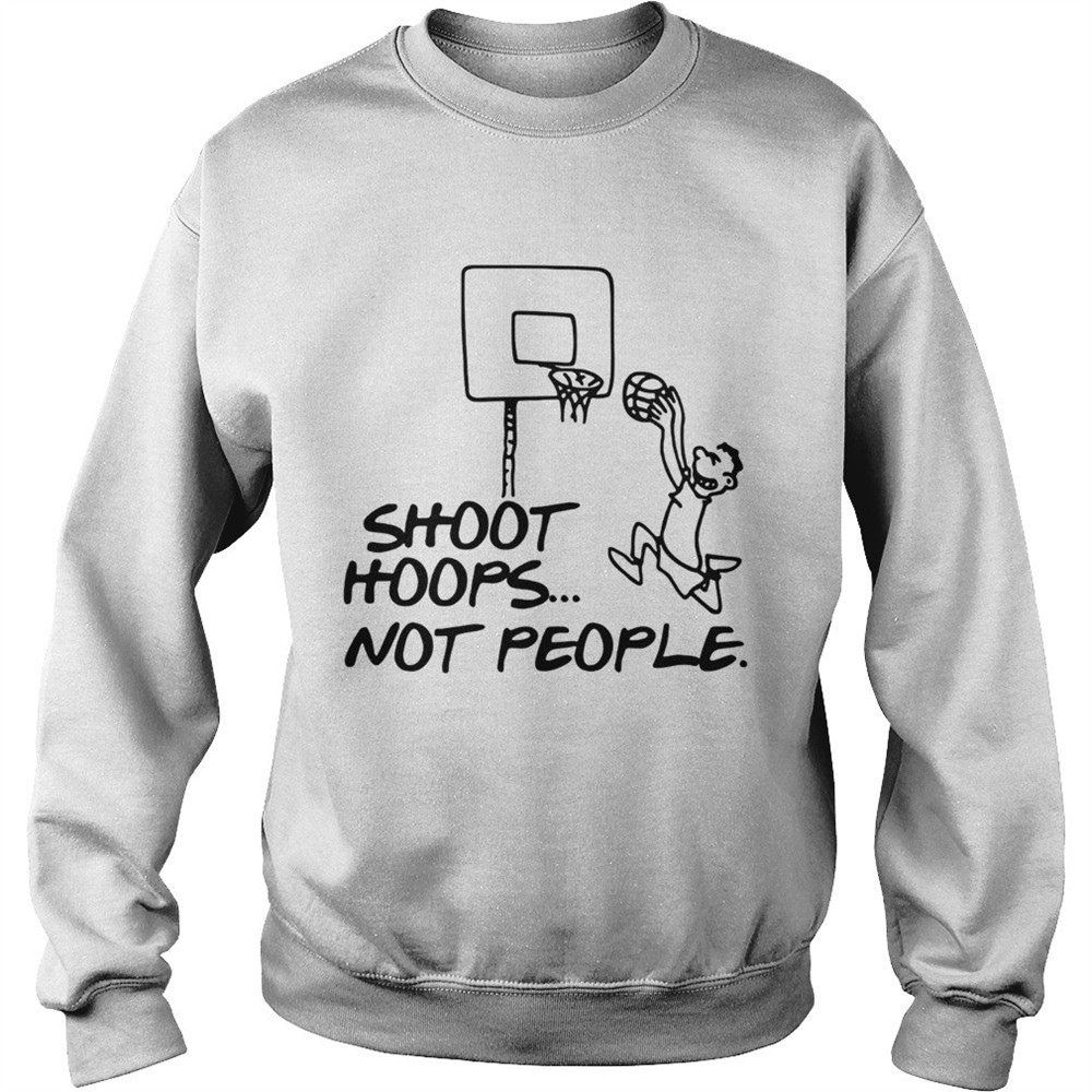 Shoot Hoops Not People Anti Gun Violent TShirt