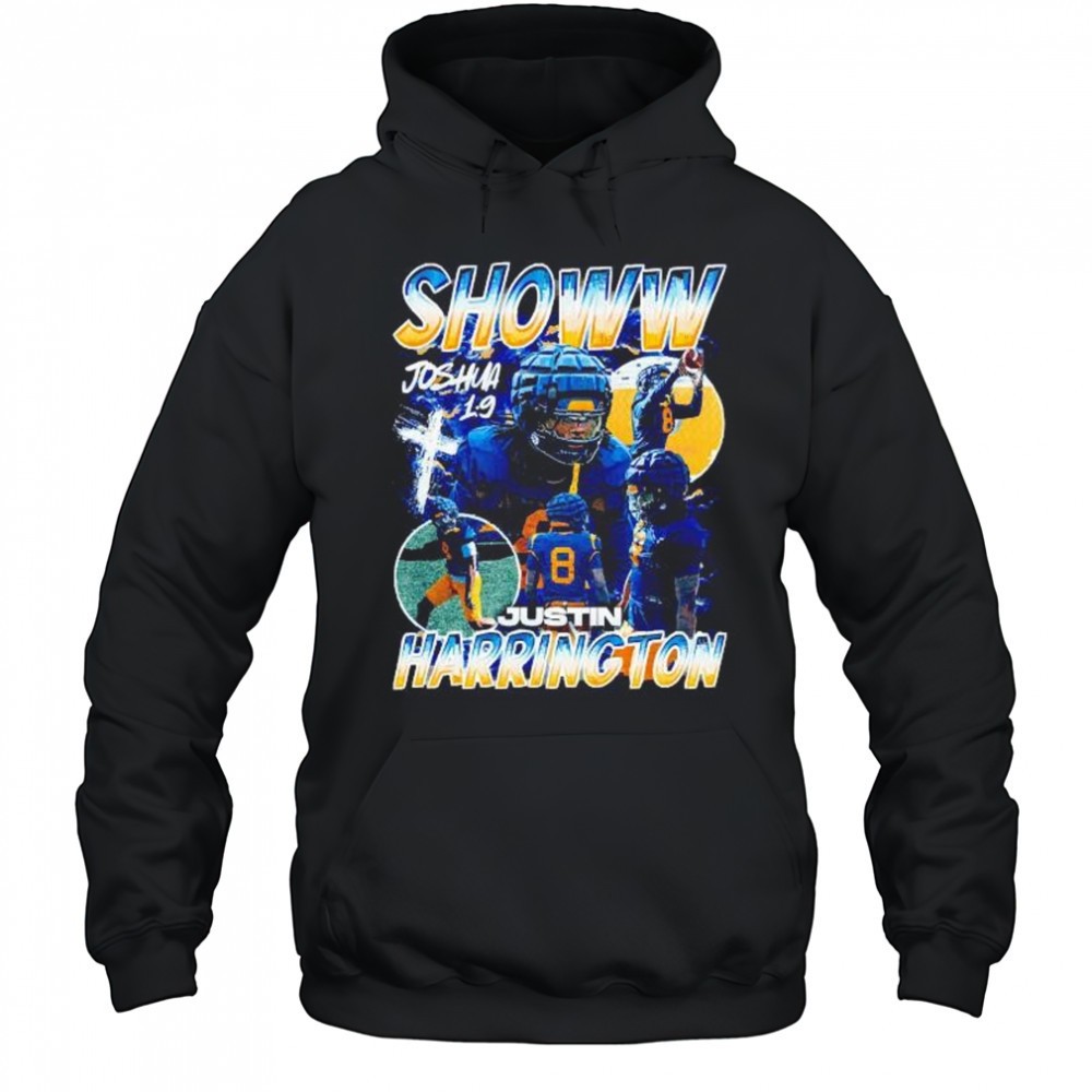 Showw Justin Harrington Joshua 1 9 player collage graphic shirt