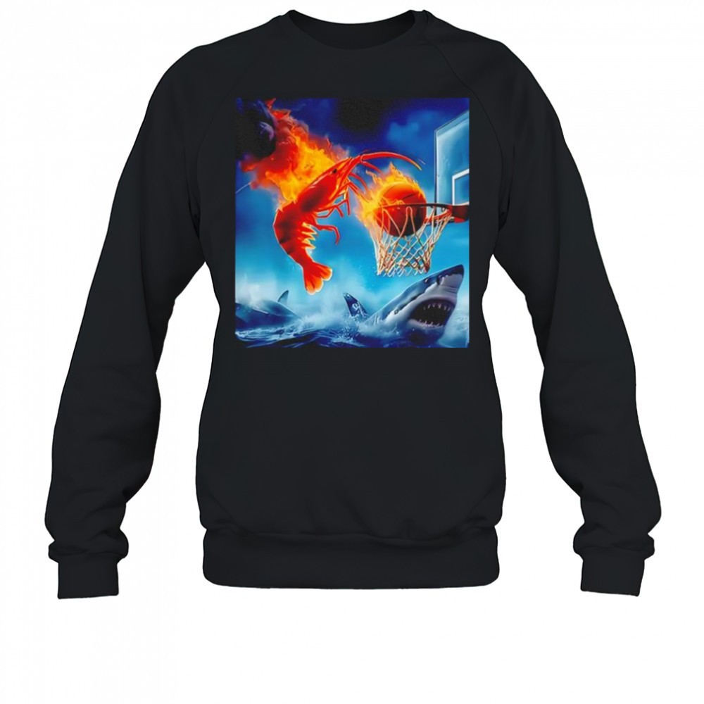 shrimp-dunk-basketball-shark-shirt-c9pkjwyr Shrimp Dunk Basketball Shark shirt