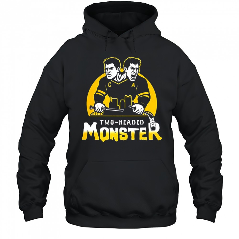 Sidney Crosby and Evgeni Malkin Pittsburgh Penguins NHL Two-Headed monster shirt