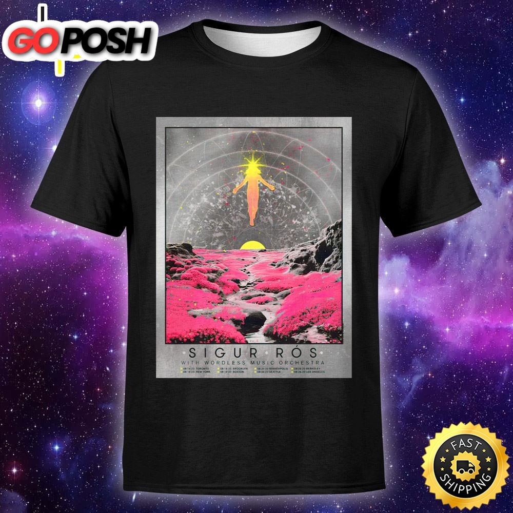 Sigur Rós 2025 Orchestral Tour Heimr Exclusive Poster Unisex T-shirt