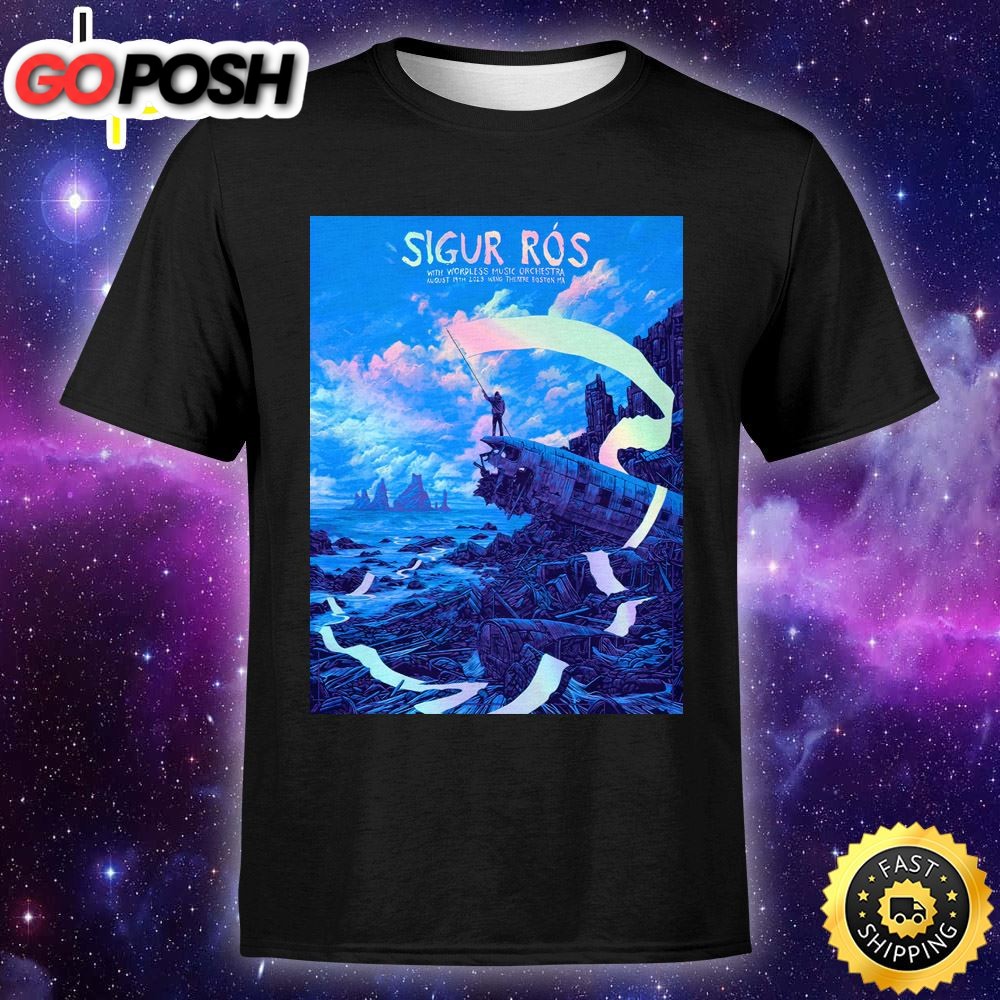 Sigur Rós Boston August 19, 2025 Poster Unisex T-shirt