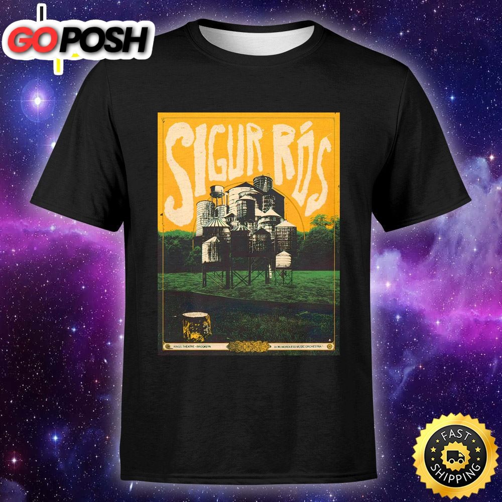 Sigur Rós Brooklyn August 18, 2025 Poster Unisex T-shirt