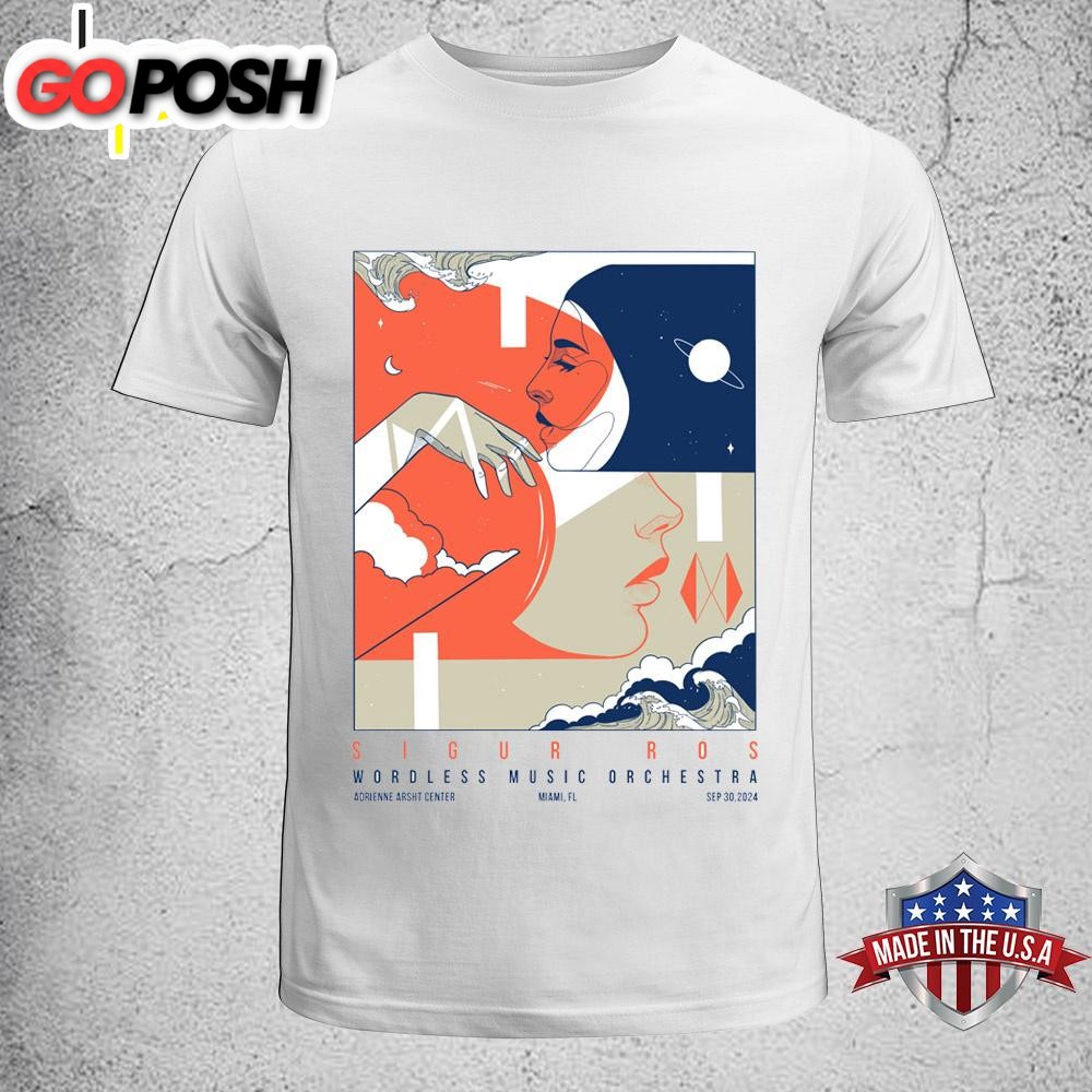 Sigur Ros Miami September 30, 2024 Poster Unisex T-Shirt